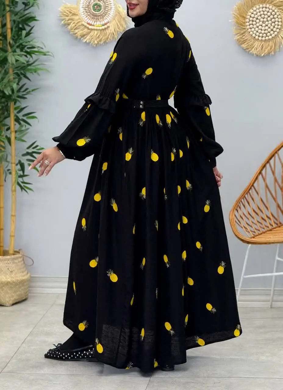 3401-پیراهن مزونی گیلاس